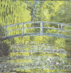 4 x Paper Napkins Pond Monet