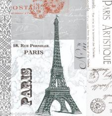 4 x Paper Napkins Paris