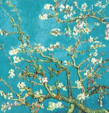 4 x Paper Napkins Almond Blossom Van Gogh
